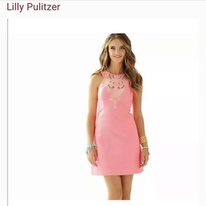Lilly Pulitzer LARGO CUT-IN SHIFT DRESS Pink size 0
